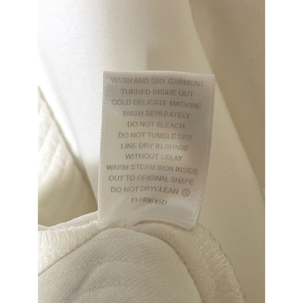 White Fit & Flare Dress Women's XS The Fifth Label Mini Coquette Summer Bridal - Picture 8 of 8